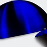 Kit 2 Lustres Pendente Meia Lua 40cm Alumínio Azul Metalico - 5