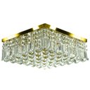 Ver imagem 1 de Lustre De Cristal Legitimo Wonderwall 40x40 Dourado