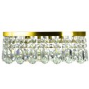 Ver imagem 3 de Lustre De Cristal Legitimo Wonderwall 40x40 Dourado