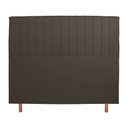 Ver imagem 2 de Cabeceira Cama Box Queen Namur 160 Cm Suede Marrom - MV Estofados Shop