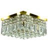 Lustre De Cristal Legitimo Wonderwall 30x30 Dourado - 1