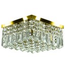 Ver imagem 1 de Lustre De Cristal Legitimo Wonderwall 30x30 Dourado
