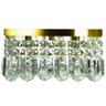 Lustre De Cristal Legitimo Wonderwall 30x30 Dourado - 2