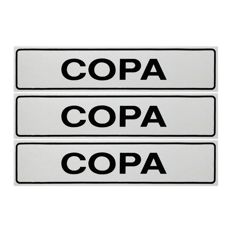 Combo 6 Placas De Sinalização Copa 30x7 Acesso - B-512/1 F9e