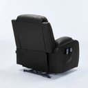 Ver mais imagens de Poltrona do Papai Austin Elétrica Lift Reclinável Sala de Estar Aquecimento Massagem Pu Preto G94 -