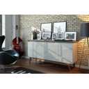 Ver imagem 2 de Buffet Classic Luxo 4 Portas 180cm Off-white/freijó - Imcal - Off-white/freijó/imcal/mdf