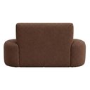 Ver imagem 6 de Sofá 2 Lugares Orgânico Curvo Sala de Estar Living 153 x 80 Pequeno com 3 Almofadas Casa Lar Cor: