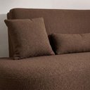 Ver imagem 7 de Sofá 2 Lugares Orgânico Curvo Sala de Estar Living 153 x 80 Pequeno com 3 Almofadas Casa Lar Cor:
