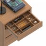 Mesa de Cabeceira 3 Gavetas com Organizador Premium Casa D - 6