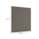 Ver imagem 3 de Painel para TV até 65 Polegadas MDF 270cm x 220cm Cinza