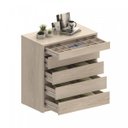 Ver imagem 3 de Cômoda 5 Gavetas com Organizador Premium Casa D