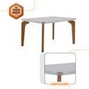Ver imagem 5 de Conjunto Sala de Jantar Mesa Liz 120cm Mdf Canto Copo e 4 Cadeiras Athenas Moderna