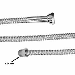 FLEXÍVEL ÁGUA 40CM - 3/4 M X F - HAENKE (entrada e saida 3/4) - 3