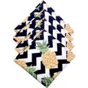 Ver imagem 2 de Kit 4 Guardanapo de Tecido Zigzag Abacaxi 40cmx40cm