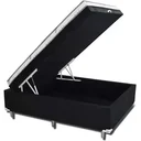 Ver imagem 1 de BOX BAU CONJUGADA MOLA VIUVO CORINO (110KG - 1.28X1.88X56):BRANCO