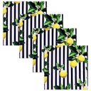 Ver imagem 2 de Kit 4 Guardanapos de Tecido Limão Siciliano da Charlô 40cmx40cm