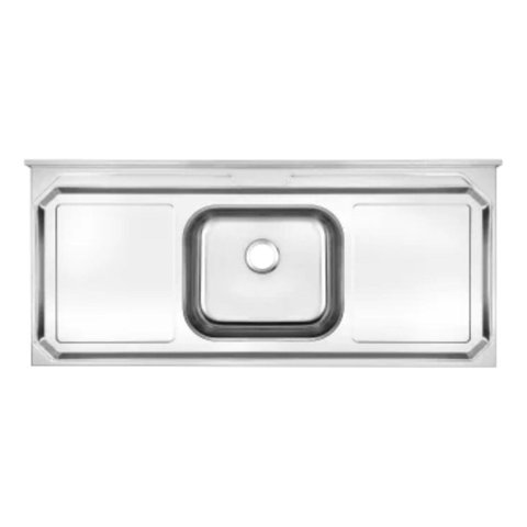 Pia Inox 1,20 Lisa + Válvula