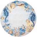 Ver imagem 1 de Kit 4 Capas para Sousplat Ring Cavalo Marinho 35cmx35cm