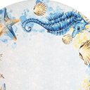 Ver imagem 3 de Kit 4 Capas para Sousplat Ring Cavalo Marinho 35cmx35cm