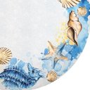 Ver imagem 4 de Kit 4 Capas para Sousplat Ring Cavalo Marinho 35cmx35cm