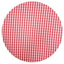 Ver imagem 1 de Kit 4 Capas para Sousplat Xadrez Vermelho Branco 35cmx35cm