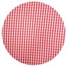Kit 4 Capas para Sousplat Xadrez Vermelho Branco 35cmx35cm - 1
