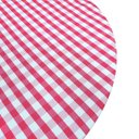 Ver imagem 2 de Kit 4 Capas para Sousplat Xadrez Vermelho Branco 35cmx35cm