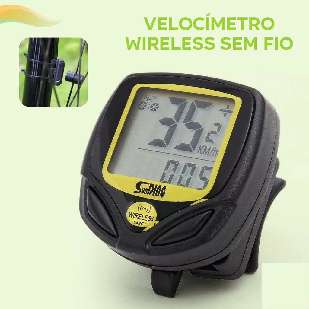 Velocimetro para Bike (odometro) - Digital Wireless sem Fio a Prova D'água - 5