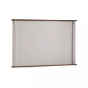 Ver imagem 1 de Painel de Tv para Sala 120cm Clássico 50506 Linz Móveis - Off White/imbuia Glazer