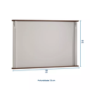 Ver imagem 2 de Painel de Tv para Sala 120cm Clássico 50506 Linz Móveis - Off White/imbuia Glazer