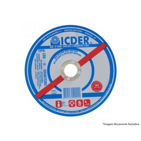 Disco Corte Refrat 9x1/8x7/8 2 Telas Crs14