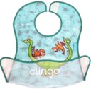 Ver imagem 1 de Babador Impermeável Dino com Bolso Coletor, Clingo
