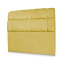 Ver imagem 2 de Cabeceira Imperador Para Cama Box Solteiro 120cm Suede - Renascer Decor:Amarelo
