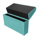 Ver imagem 3 de Cabeceira Imperador Para Cama Box Solteiro 120cm Suede - Renascer Decor:Turquesa