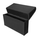 Ver imagem 3 de Cabeceira Imperador Para Cama Box Solteiro 120cm Suede - Renascer Decor:Preto