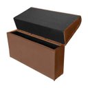Ver imagem 3 de Cabeceira Imperador Para Cama Box Solteiro 120cm Suede - Renascer Decor:Bege / Marrom