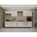 Ver imagem 4 de Cozinha Modulada Completa 7 Peças com Vidro e Tampo Brise Luciane Móveis