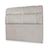 Cabeceira Imperador Para Cama Box Solteiro 90cm Suede - Renascer Decor:Bege - 2