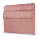 Ver imagem 2 de Cabeceira Imperador Para Cama Box Solteiro 90cm Suede - Renascer Decor:Rosa