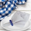 Ver imagem 6 de Maison Charlo Kit 4 Argolas de Guardanapos Mística do Oriente Azul