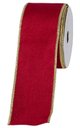 Ver imagem 1 de Fita de Natal Vermelho com Borda Dourado 9,14 Mx6,3cm