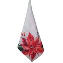 Ver imagem 1 de Kit 4 Guardanapos de Tecido Flor Natal 40cmx40cm