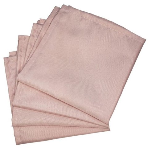 Kit 4 Guardanapos de Tecido Oxford Rosa Vintage 40cmx40cm