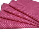 Ver imagem 2 de Kit 4 Guardanapos de Tecido Algodão Poá Pink 39cmx39cm