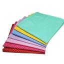 Ver imagem 3 de Kit 4 Guardanapos de Tecido Algodão Poá Pink 39cmx39cm