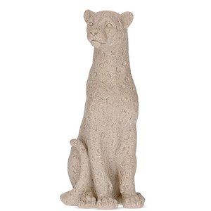 Escultura Leopardo 25 Cm em Poliresina 20183 - Mart