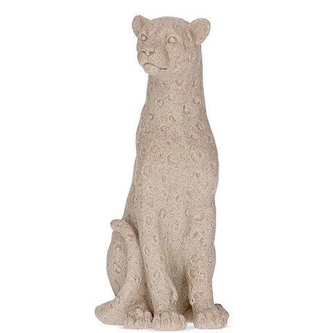 Escultura Leopardo 25 Cm em Poliresina 20183 - Mart
