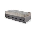 Ver mais imagens de Bicama Box Solteiro Linho 96x203x28 cm com Colchão Airtech Ortobom Molas Ensacadas