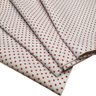 Kit 4 Guardanapos de Tecido Bolinha Branco Vermelho Algodão 39cmx39cm - 1