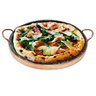 Tábua Forma P/ Pizza Pedra Sabão Rústica Antiaderente 37cm - 6